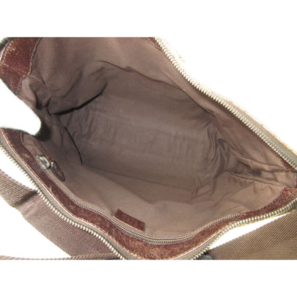 GUCCI Shoulder Crossbody Bag Brown Beige - Picture 9 of 10